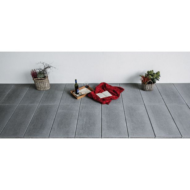 BETONSKA PLOŠČA ZOBEC TITAN IMPREGNIRANA 40X80X4.2 CM GRAFITNA