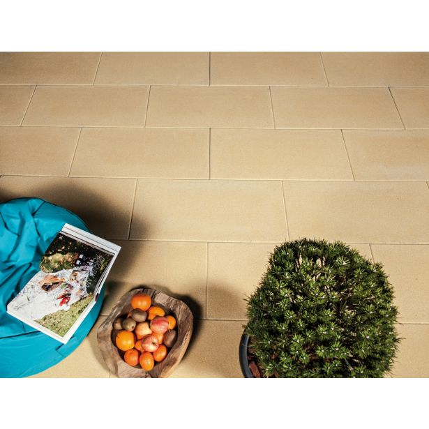 BETONSKA PLOŠČA ZOBEC TITAN IMPREGNIRANA 40X80X4.2 CM RUMENA