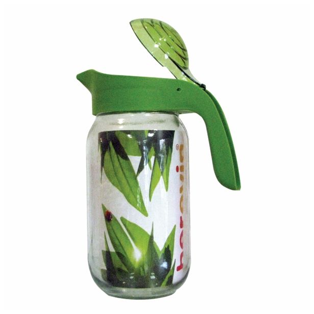 SERVIRNI VRČ HEREVIN TOLEDO 1L ZELEN STEKLEN