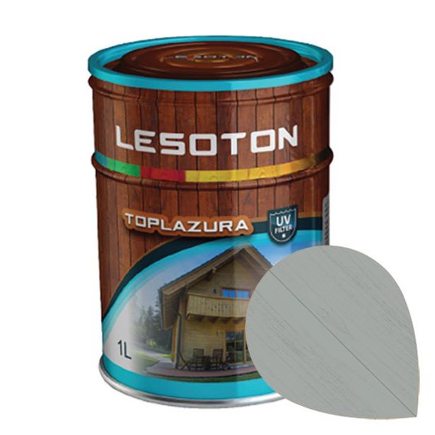 DEBELOSLOJNI PREMAZ LESOTON TOPLAZURA ŠT.13 SIVA 1L