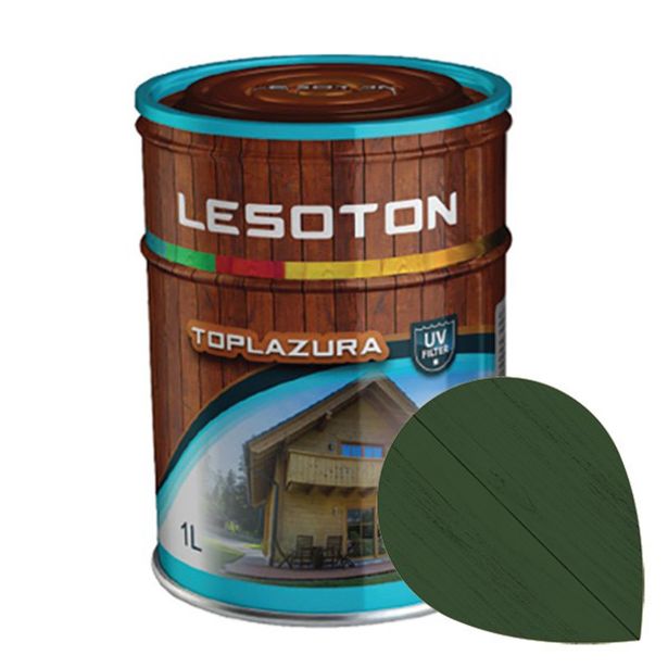 DEBELOSLOJNI PREMAZ LESOTON TOPLAZURA ŠT.19 ZELENA 1L