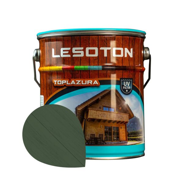 DEBELOSLOJNI PREMAZ LESOTON TOPLAZURA ŠT.19 ZELENA 2.5L