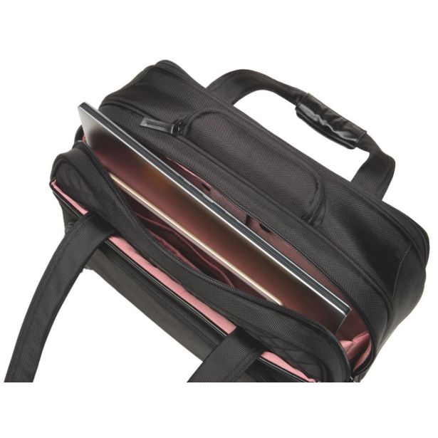 TORBA / NAHRBTNIK KENSINGTON 15.6' S KOLEŠČKI ČRN K60380WW