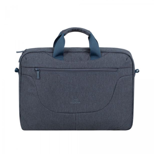 TORBA/NAHRBTNIK RIVACASE ZA PRENOSNIK TEMNO SIVA 15,6"