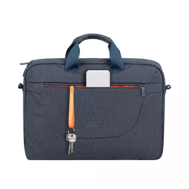 TORBA/NAHRBTNIK RIVACASE ZA PRENOSNIK TEMNO SIVA 15,6"
