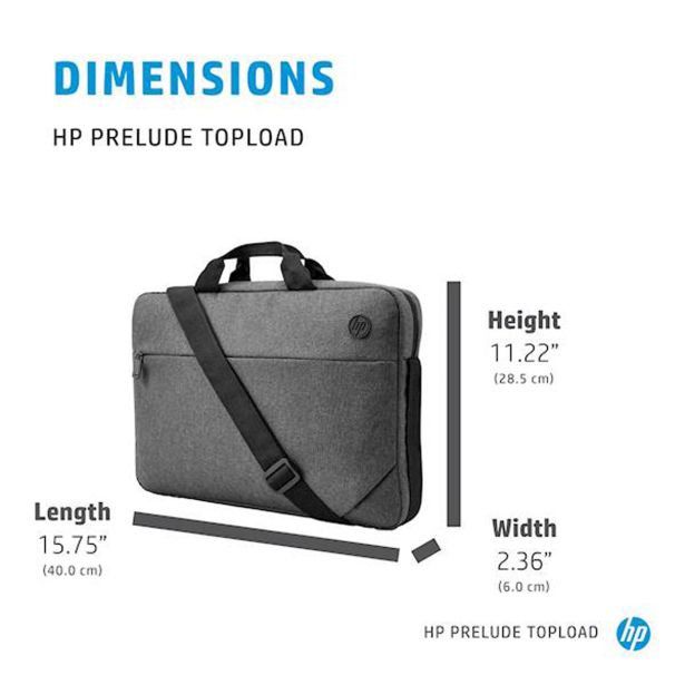 TORBICA HP PRELUDE TOPLOAD ZA PRENOSNIKE Z VELIKOSTJO ZASLONA DO 39.62 CM