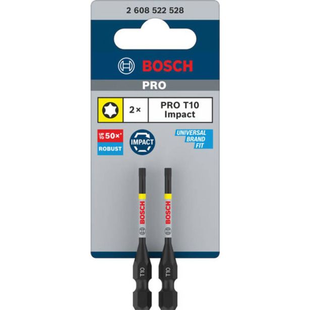TORX NASTAVEK BOSCH PRO T10, 55 MM, 2 KOSA