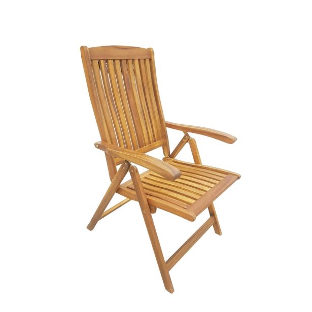 LESENI STOL MQ TOSCANA ZLOŽLJIV POZICIJSKI, AKACIJA