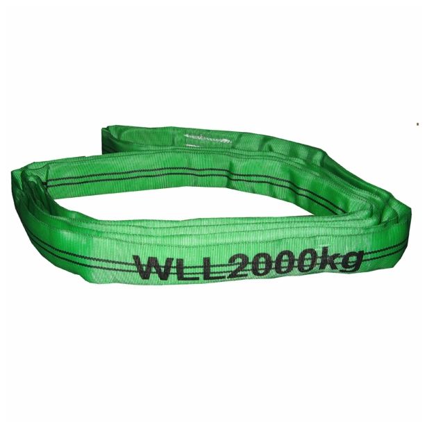 TOVORNI TRAK CONMETALL OKROGLA ZANKA 2 M 2000 KG, ZELENA