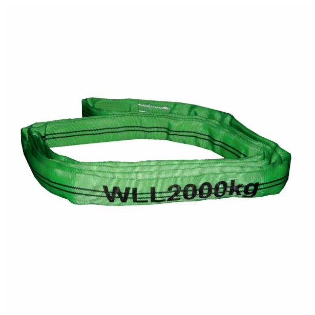 TOVORNI TRAK CONMETALL OKROGLA ZANKA 4M 2000 KG, ZELENA