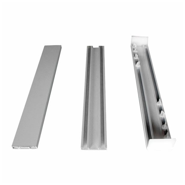 TRAČNICA DOPLAST 220 CM BREZ ROBA DVOTIRNA AL BELA