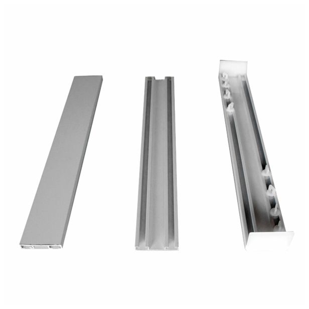 TRAČNICA DOPLAST 300 CM BREZ ROBA DVOTIRNA AL BELA