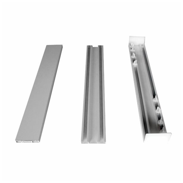 TRAČNICA DOPLAST 350 CM BREZ ROBA DVOTIRNA AL BELA