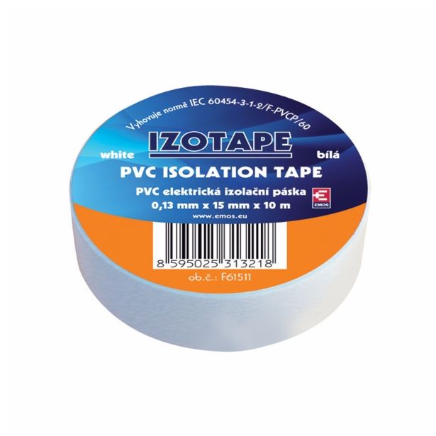 IZOLACIJSKI MATERIAL EMOS TRAK IZOLIRNI BEL 15MM 0.15MM/10M