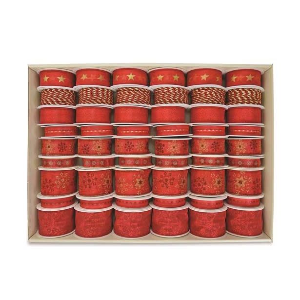 OKRASEK ZA JELKO R+W TRAK RDEČI SORTIRANO