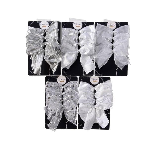 TRAK / VRVICA DECORIS PENTLJA BELE/SREBRNE BARVE 4/1 SORT