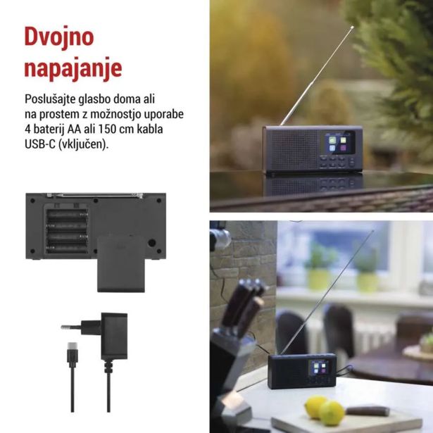 TRANZISTOR EMOS E0090 MP3, DAB / DAB+ / FM
