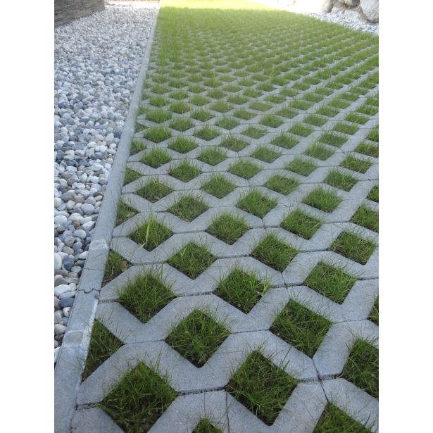 DODATEK ZA BETON ZOBEC TRAVNA PLOŠČA SIVA 400X400X800 MM