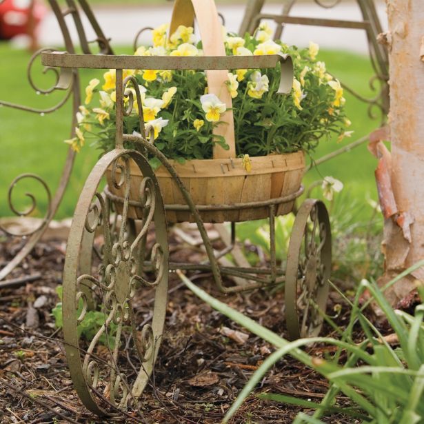 STOJALO ZA ROŽE TRICIKEL 43V X 60D X 30Š ZELENKASTO BEIGE