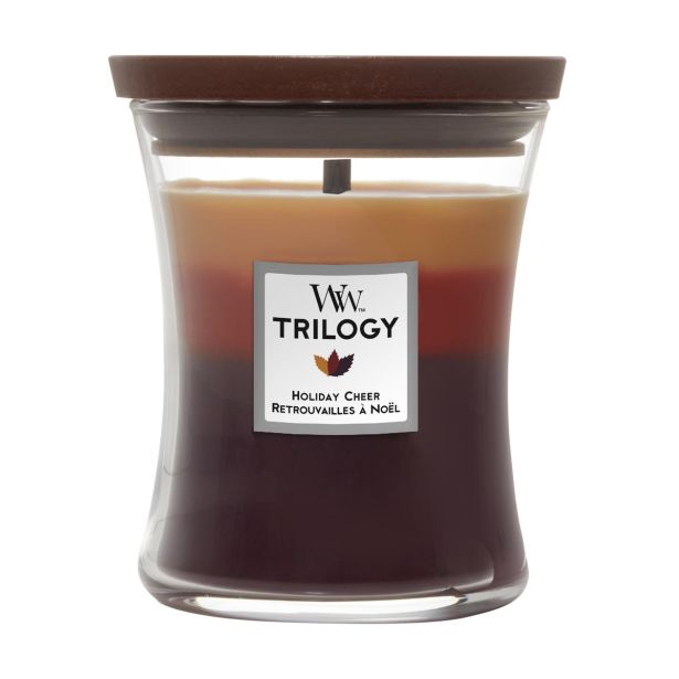 SVEČA V KOZARCU WOODWICK TRILOGY MEDIUM HOLIDAY CHEER