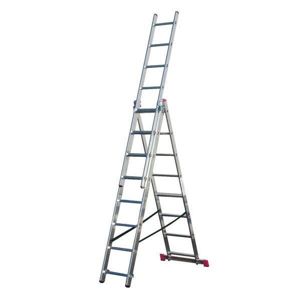TRODELNA LESTEV KRAUSE CORDA 3X8 STOPNIC 2.25M DELOVNA VIŠINA 5.4M
