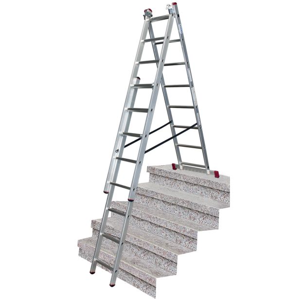 TRODELNA LESTEV KRAUSE CORDA 3X8 STOPNIC 2.2M PRIMERNA ZA STOPNICE