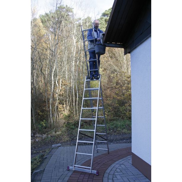 TRODELNA LESTEV KRAUSE CORDA 3X9 STOPNIC 2.5M DELOVNA VIŠINA 6.2M