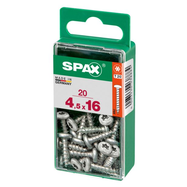 VIJAK CILINDRIČNA GLAVA SPAX TRX 4.5X16 V ZAVITKU 20 KOS