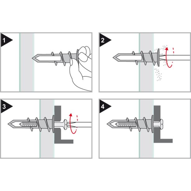 PRITRDILO ZA MAVEC TRZ 13X30 + VIJ LEČ. 4X35 KOVINSKI ZAV=5KOS