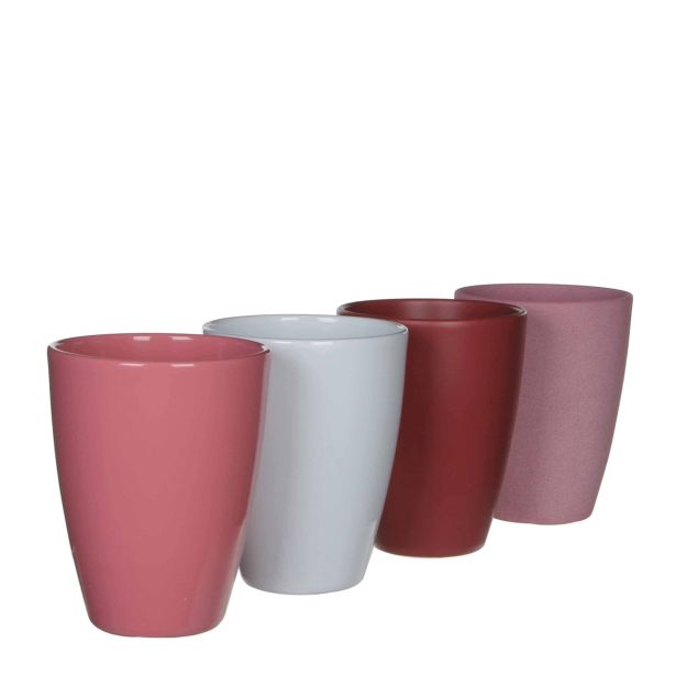 KERAMIČNI NOTRANJI LONEC MICA TUSCA LONEC ZA ORHIDEJE 4 BARVE V17XD13.5CM