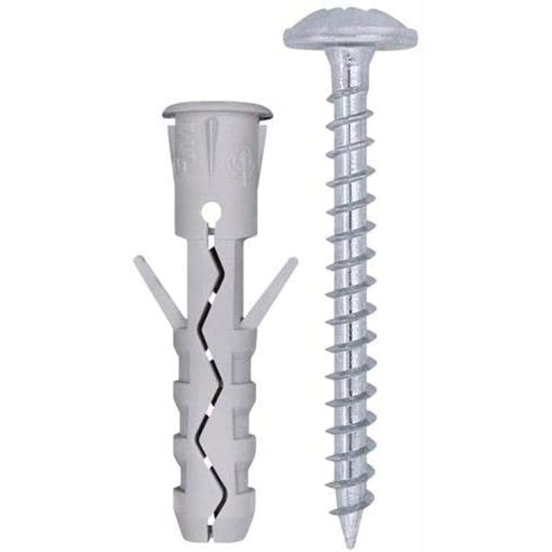 ZIDNI VLOŽEK Z VIJAKOM TUTBL 8X40MM + VIJAK Z LEČASTO GLAVO ZAV=10KOS