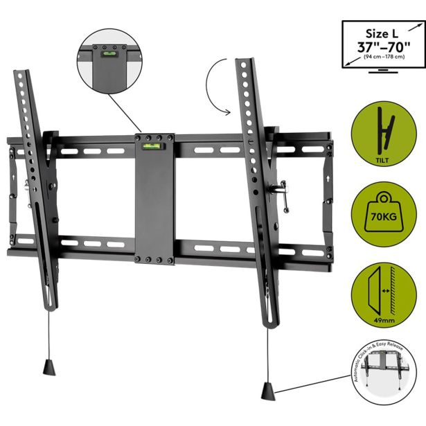 TV NOSILEC GOOBAY MONITOR NOS. STENSKI PRO TILT L 37" TO 70" 70KG 49