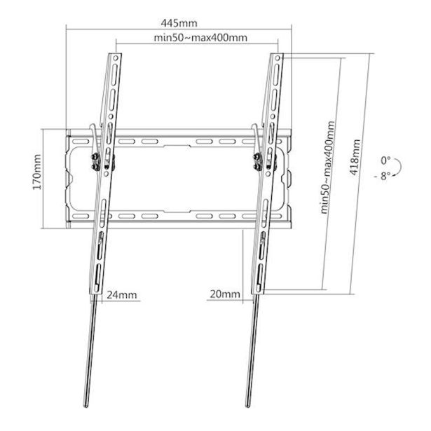 TV NOSILEC MANHATTAN STENSKI 32"-55"