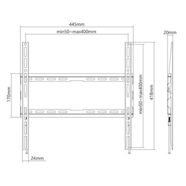 TV NOSILEC MANHATTAN STENSKI 32"-70"