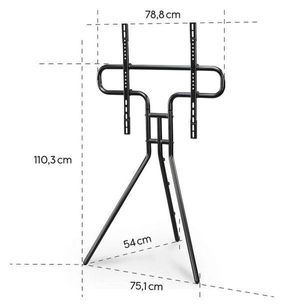 TV STOJALO, PROSTOSTOJEČE STOJALO, NASTAVLJIVA VIŠINA, 191 CM (75") DO 40 KG