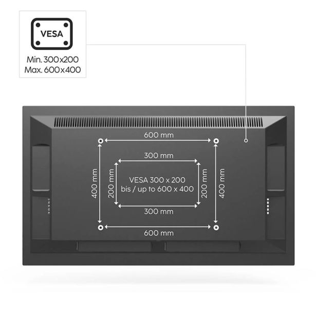 TV STOJALO, PROSTOSTOJEČE STOJALO, NASTAVLJIVA VIŠINA, 191 CM (75") DO 40 KG