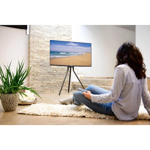 TV STOJALO, PROSTOSTOJEČE STOJALO, NASTAVLJIVA VIŠINA, 191 CM (75") DO 40 KG