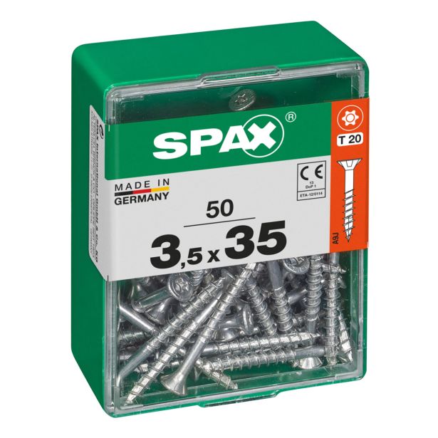 UNIVERZALNI VIJAK SPAX TX 3.5X35 WIROX A2F V ZAVITKU 50KOS