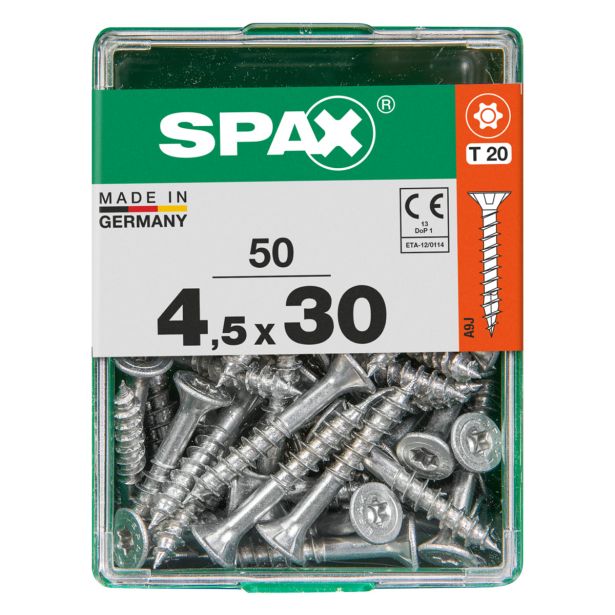 UNIVERZALNI VIJAK SPAX TX 4.5X30 WIROX A2F V ZAVITKU 50 KOS
