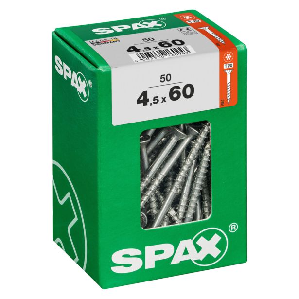 UNIVERZALNI VIJAK SPAX TX 4.5X60 WIROX A2F V ZAVITKU 50KOS