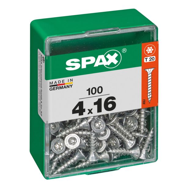 UNIVERZALNI VIJAK SPAX TX 4X16 WIROX A2F V ZAVITKU 100 KOS