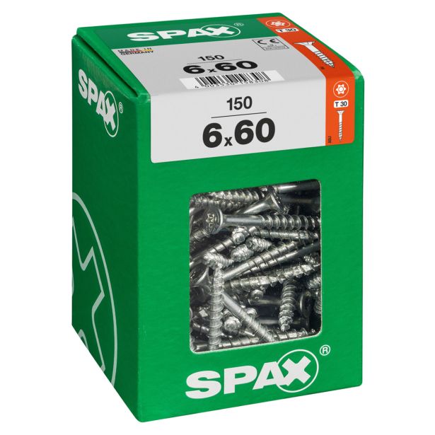 UNIVERZALNI VIJAK SPAX TX 6X60 WIROX A2F V ZAVITKU 150 KOS