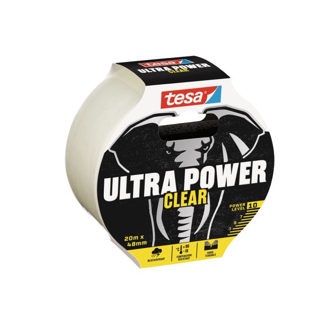 TESNILNI LEPILNI TRAK TESA ULTRA POWER CLEAR UV ODP. 20MX48MM - ZA POPRAVILA