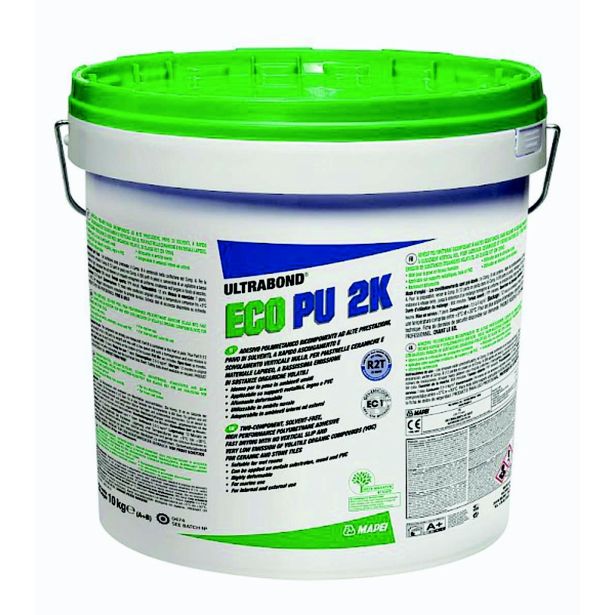 LEPILO ZA PLOŠČICE MAPEI ULTRABOND ECO PU 2K 10KG BEL R2T -ZA LES IN KOVINO
