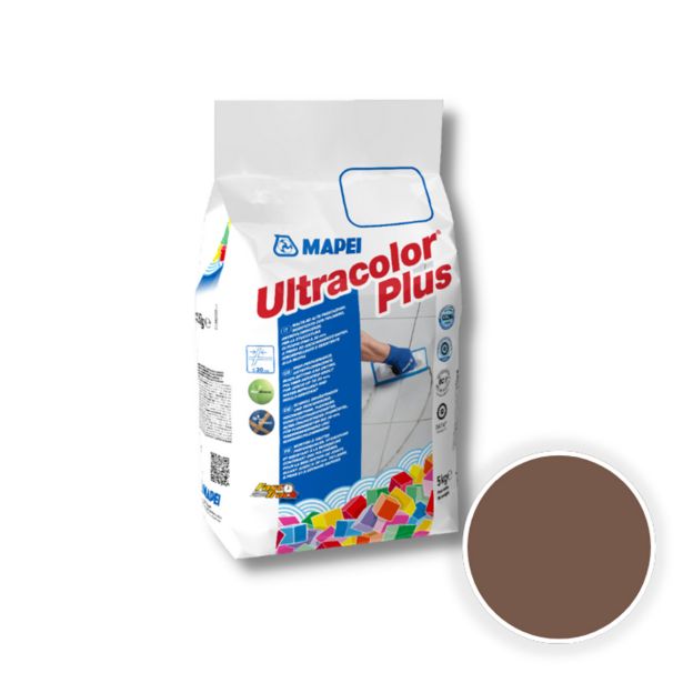 FUGIRNA MASA MAPEI ULTRACOLOR PLUS 144 5 KG ČOKOLADNA RJAVA