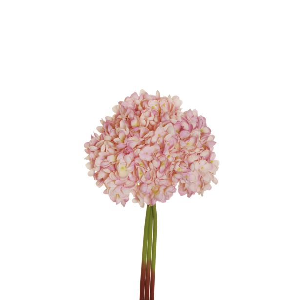UMETNO CVETJE EVERGREENS HORTENZIJA POP CORN KREMNO BELA