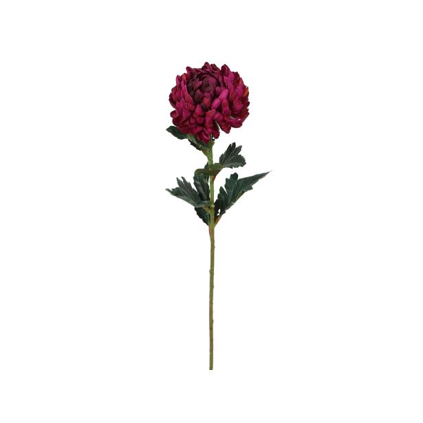 UMETNO CVETJE KRIZANTEMA ENOJNA VEJICA VIJOLA 59 CM
