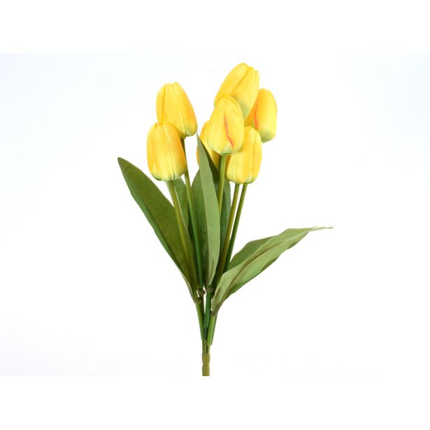 UMETNO CVETJE TULIPAN ŠOPEK X7 RUMEN
