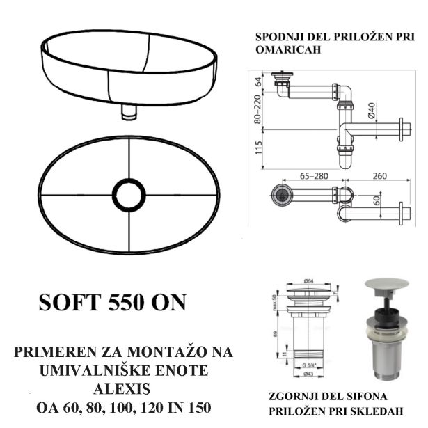 UMIVALNIK KOLPA SAN SOFT 550 KERROCK ON GLOSS