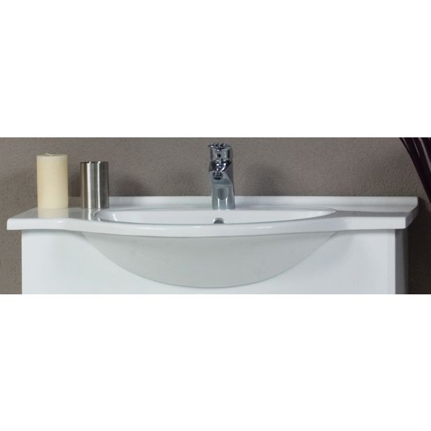 UMIVALNIŠKA ENOTA AQUAESTIL LUNA 90 LITI MARMOR BELI 85X50X19